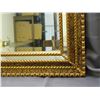 Image 3 : 42" x 30" LARGE Ornate Gilded Over Mantel / Horizontal Wall Mirror Beveled Edges