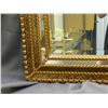 Image 4 : 42" x 30" LARGE Ornate Gilded Over Mantel / Horizontal Wall Mirror Beveled Edges