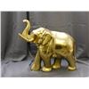 Large Brass Elephant Sculpture