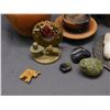 Image 2 : Bundle of Small Trinkets Rocks, Pottery, Wooden Elephants, Buddha