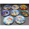 Image 1 : Lot of 8 Disney Princess Collector Plates Bradford Exchange Assorted Series