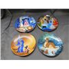 Image 1 : Lot of 4 Disney Collectible Plates Bradford Exchange