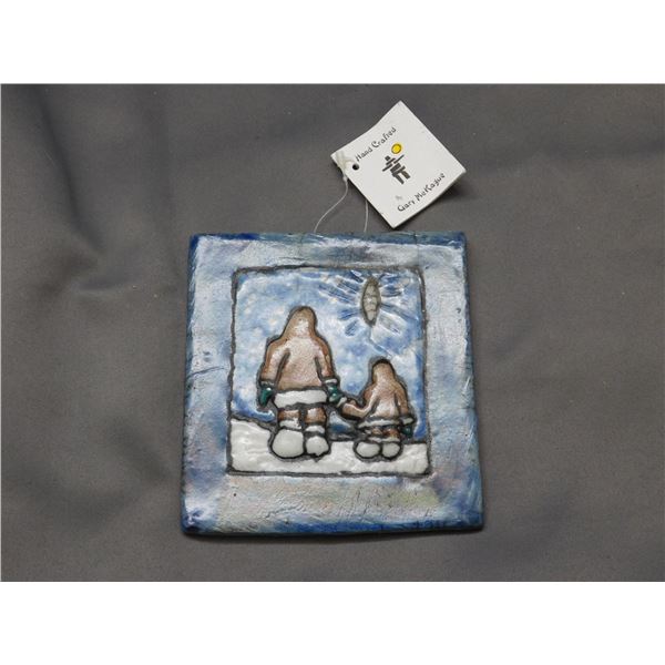 Hand Crafted by Gary McKague Inuit 3D Wall Plaque