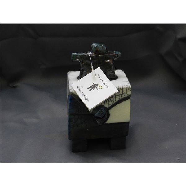 Hand Crafted by Gary McKague Inuit 3D Inukshuk Trinket Box