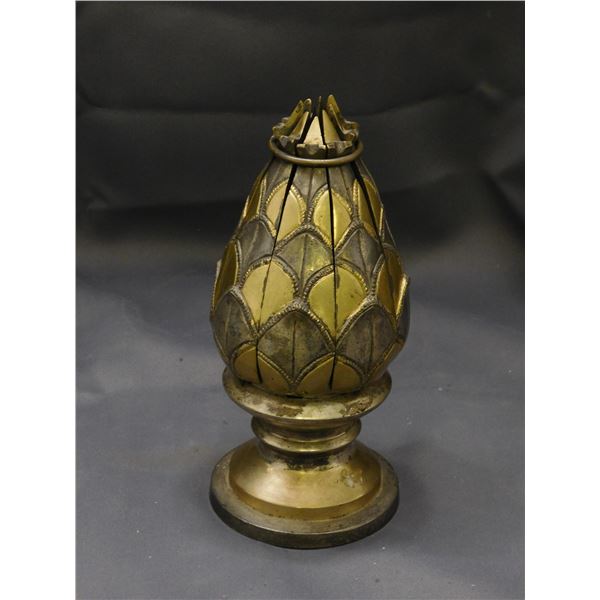 Lotus Mandala Brass Buddha Figurine
