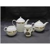Image 1 : Lot Coffee Pot, Stacking Tea Pot & Cup, Stacking Cream & Sugar by Royal Tara Ireland China