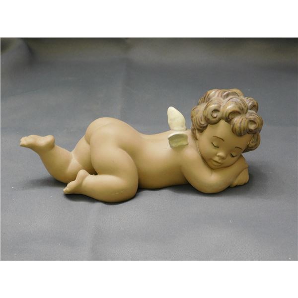 "Winged Dreams" Lladro Porcelain Figurine Daisa 2001 R18 Made in Spain Cherub Baby