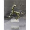 Image 1 : Metal Unicorn on Glass Base Figurine