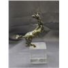 Image 3 : Metal Unicorn on Glass Base Figurine