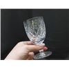 Image 2 : Lot of 6 Waterford Crystal Donegal Pattern Water Goblets / Wine Glasses