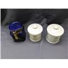 Image 4 : 2 Harrods English Cheese Jars & Coffee Jar Canisters Ceramic Pottery