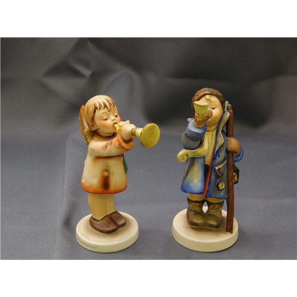 2pc "Hear Ye, Hear Ye Hum" & "Little Gabriel" Hummel Goebel Figurine