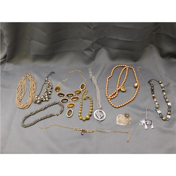 Lot of Assorted Costume Jewelry Necklaces