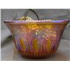 Image 5 : Carnival Glass Punchbowl Lot of 11 and 3 Clips, Ladle