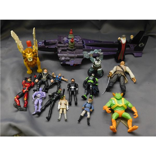 Bundle of Vintage & Modern Toys GI Joe, Helicopter, Etc
