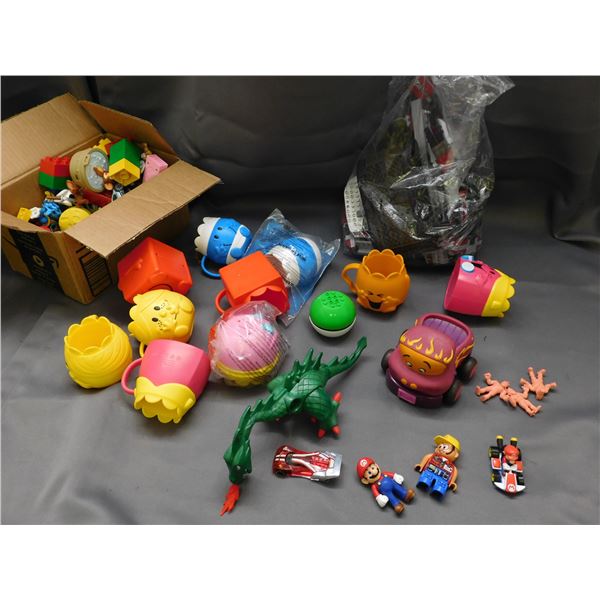 Lot of Assorted MEGABLOKS & Kids McDonalds, Mario, Pokemon, Etc