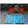 Image 1 : 2003 Wizards Shogakukan Mitsui Kids Hasbro Action Figure & Mighty Beans Case & Beans