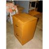 Image 2 : Wooden Oak Computer Filing Cabinet