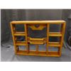 Image 1 : Wooden Curio Trinket Wall Shelf Multi-Layer