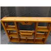 Image 2 : Wooden Curio Trinket Wall Shelf Multi-Layer