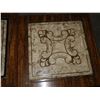 Image 4 : Pair of Wood End Tables Ornate with Stone Tops