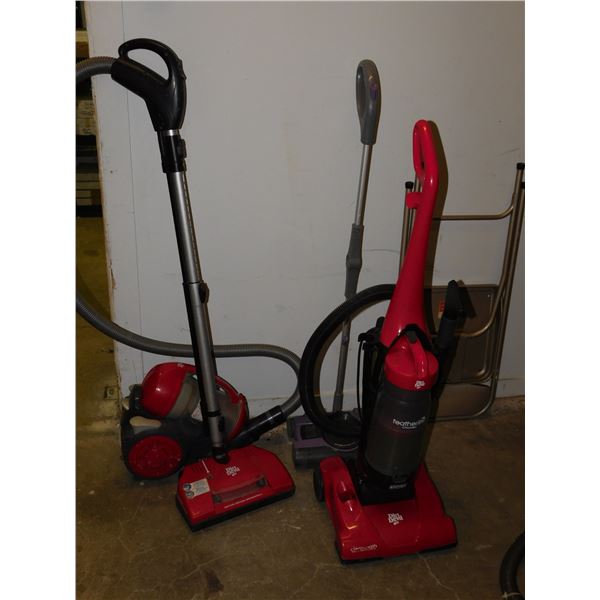 Lot of 2 Dirt Devils and 1 Shark No Touch Vacuum