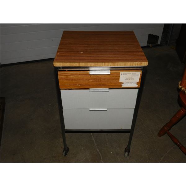 Rolling Filing Cabinet Office Desk Storage