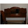 Image 2 : Vintage Wooden Headboard & Bed Frame Rails
