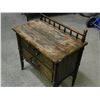 Image 5 : Vintage Century Furniture Side Table 2 Drawers *as is*