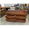 Image 5 : Solid Wooden Dresser Kepler 6 Drawer Dresser