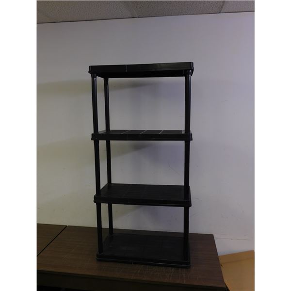 Plastic 4-Shelf Storage Shelving Unit