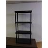 Image 1 : Plastic 4-Shelf Storage Shelving Unit