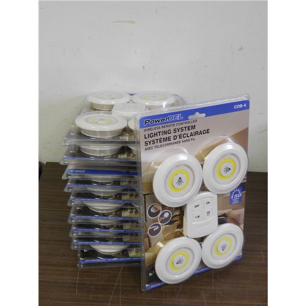Lot of 10 PowerDEL Wireless Remote Controlled Lightning System NEW SEALED