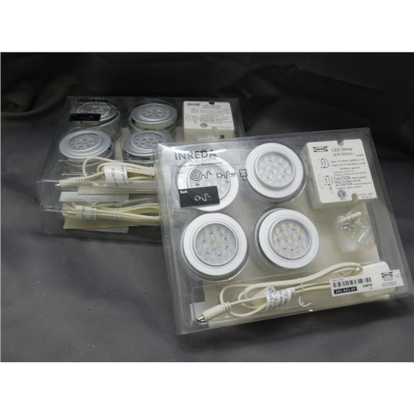 Lot of 3 SEALED NEW IKEA INREDA LED Lights Pack