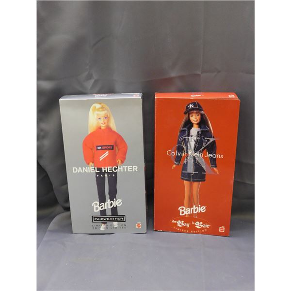 1997 Daniel Hechter Sport Barbie & 1996 Calvin Klein Denim Barbie  NIB