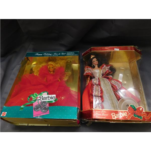 1990-97 Holiday Barbies (boxes rough)