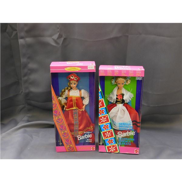 Lot of 2 Dolls of the World Russia & German NIB