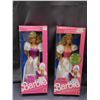 Image 1 : Lot of 2 1989 "My First" Barbie Pink & Purple (previously opened)