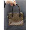 Image 1 : Louis Vuitton Brera Square Brown Monogram Canvas Checkered Purse Handbag Brown and Tan