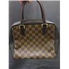 Image 6 : Louis Vuitton Brera Square Brown Monogram Canvas Checkered Purse Handbag Brown and Tan