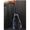 Image 4 : Michael Kors Blue Leather Snakeskin Tote Handbag Studded *rough shape*