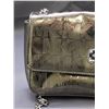Image 2 : Michael Kors Monogram Silver Tote with Chain Shoulder Bag Mirror Finish