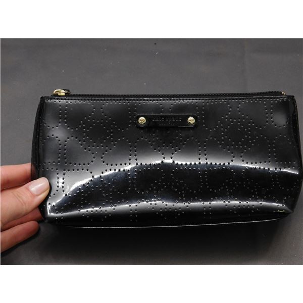 Kate Spade Black Plastic Makeup Bag