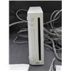 Image 2 : Nintendo Wii (1st gen model, backwards compatible) with 2 Wii Motes, 2 Nunchuks, Cables, 3 Games