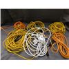 Image 1 : Lot of 6 Outdoor Extension Cables Assorted 3-Prong Long