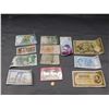 Image 1 : Lot of Assorted World Money Paper Bills, Roman Coin Reproductions