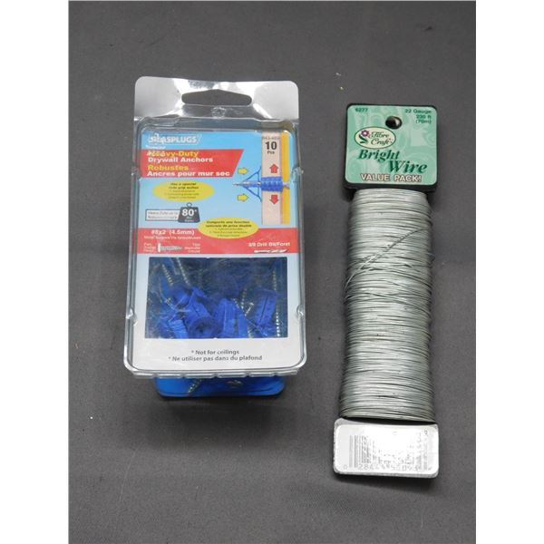 Drywall Anchors and Screws / Mounting Canvas Wire