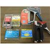 Image 1 : Lot of Hardware Staples, Staple Guns, Finishing Nails & Screws