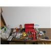 Image 1 : END OF THE RUN HUGE Assorted Tools, Tool Box, Hand Tools, Hardware, Screws Nails Home Renovation Etc