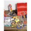 Image 4 : END OF THE RUN HUGE Assorted Tools, Tool Box, Hand Tools, Hardware, Screws Nails Home Renovation Etc